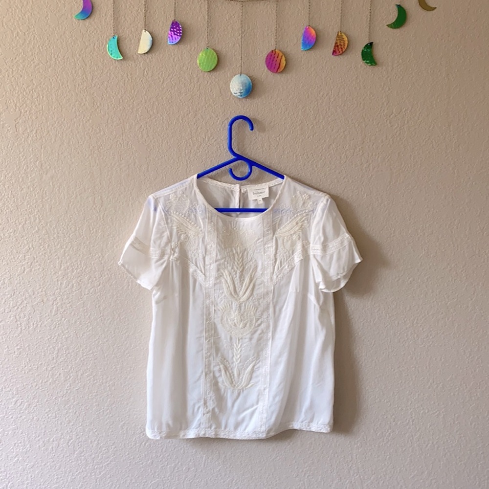 White Böhme top size M